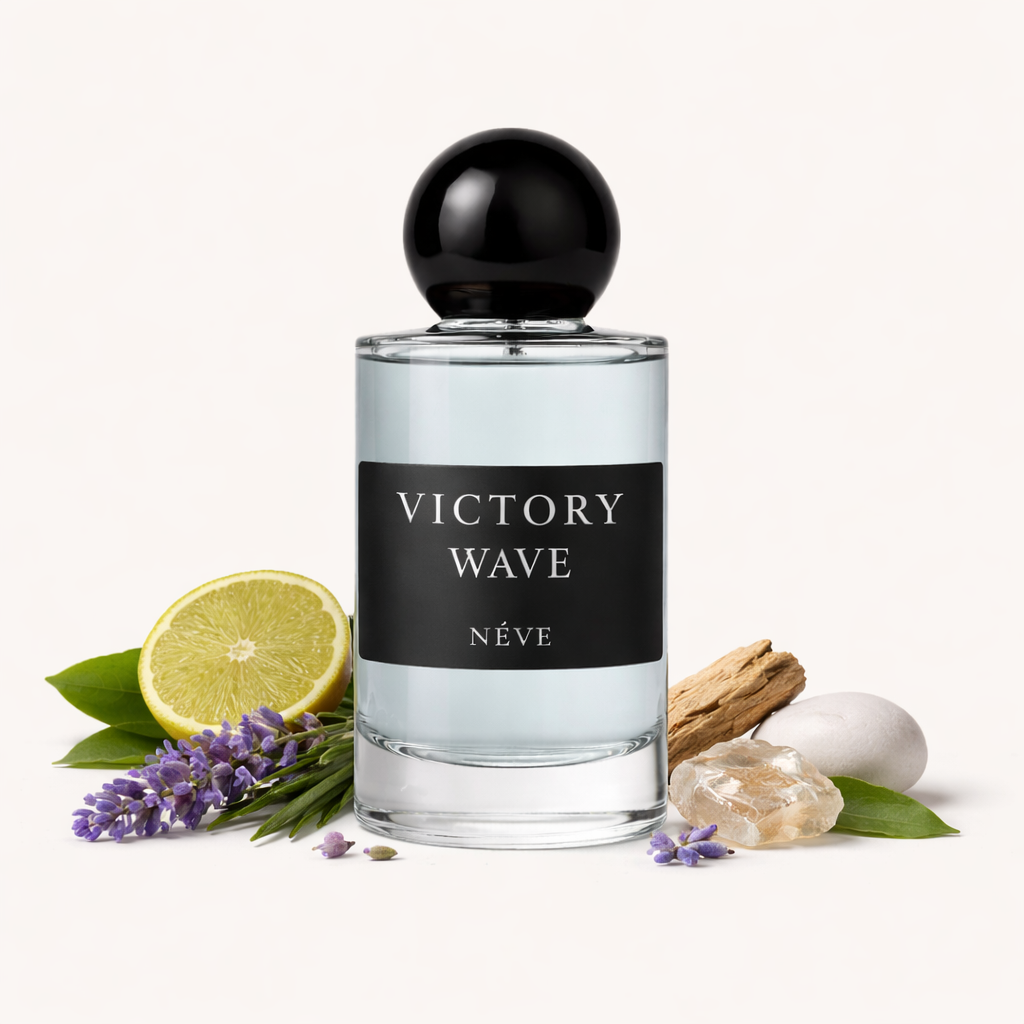 Buy NÉVE Victory Wave - fresh clean niche Extrait de Parfum with sea notes, grapefruit, mandarin, jasmine, musk, ambergris and cashmeran, handcrafted in India